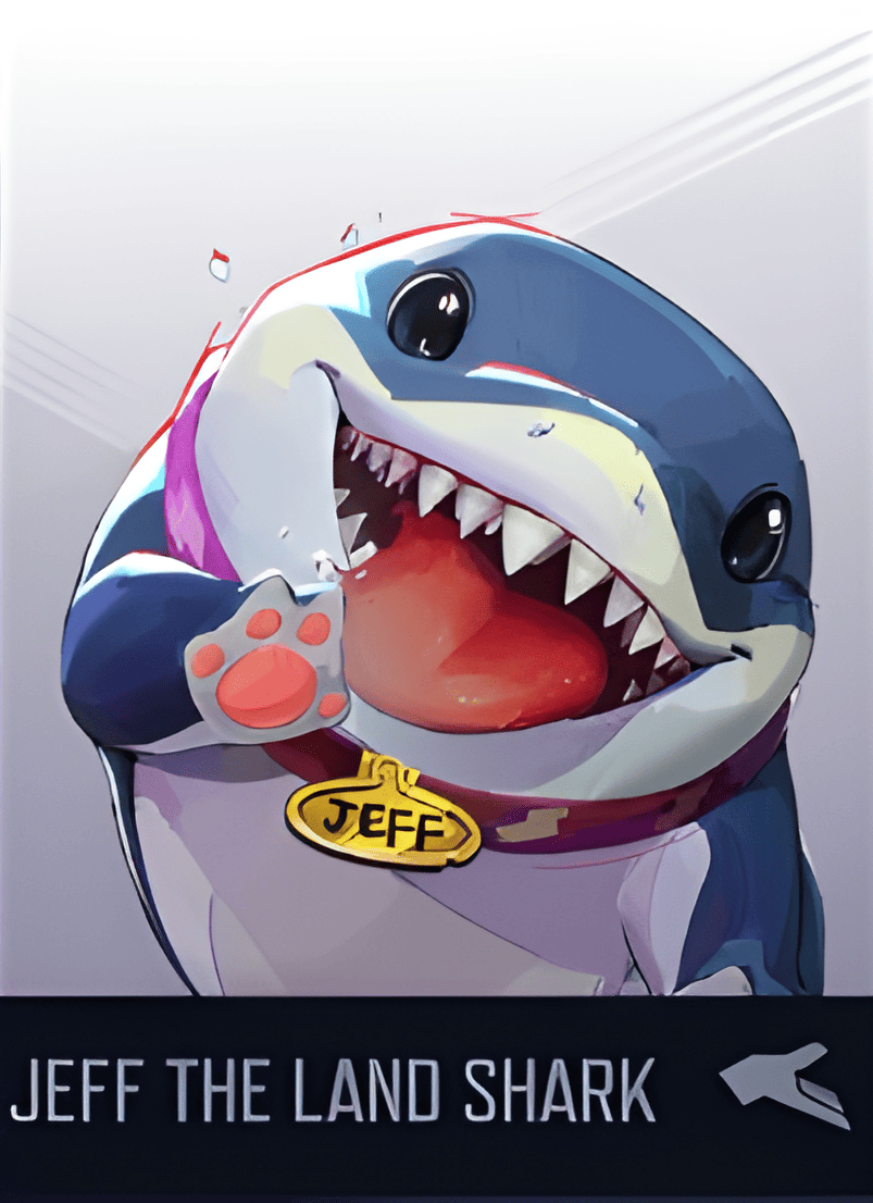 JEFF THE LAND SHARK